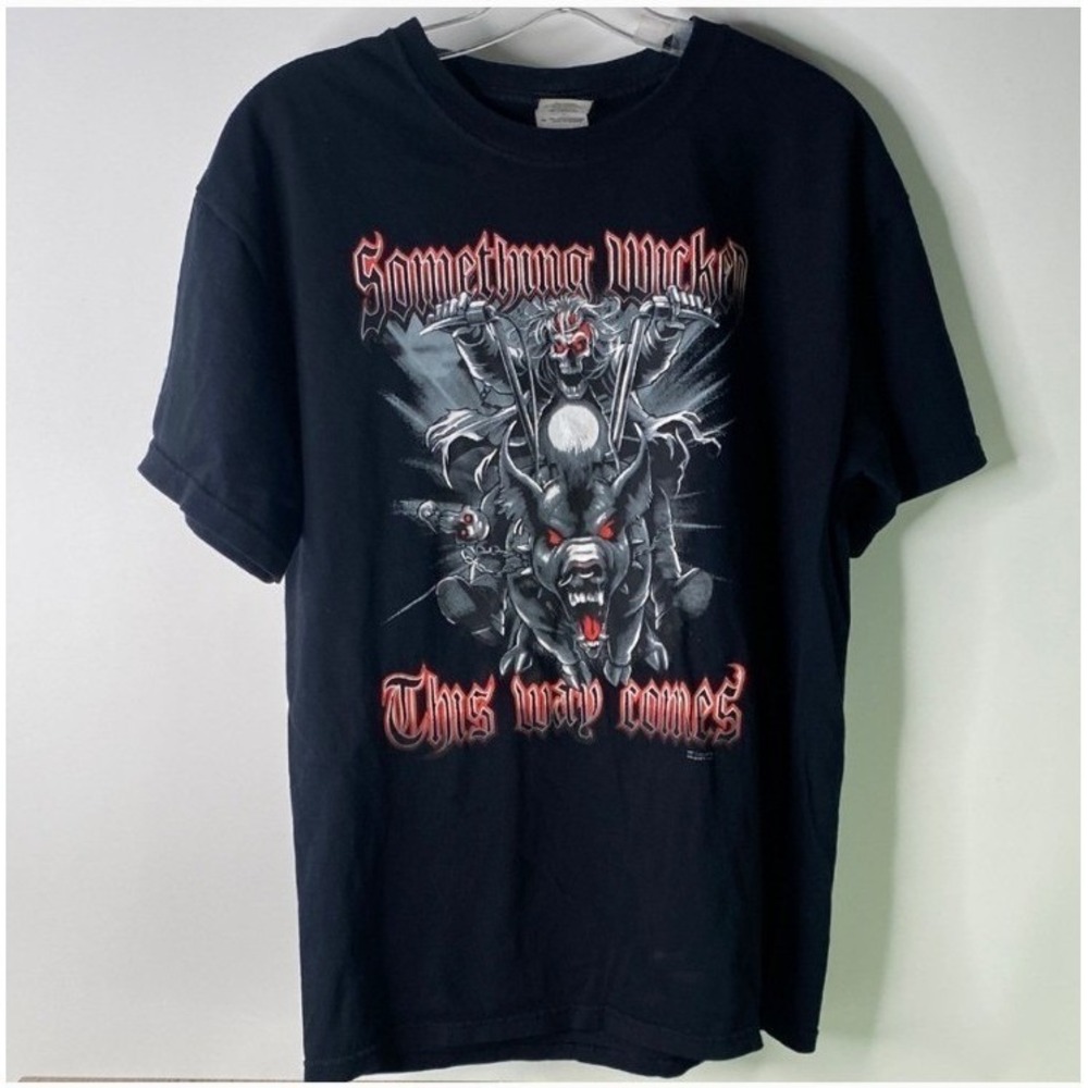 Vintage 2007 Biker shirt black graphic tshirt
